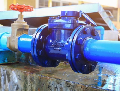 blue gas valve