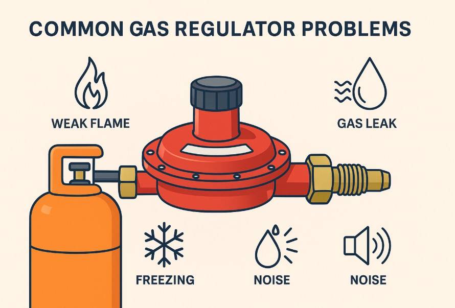 common gas regulator problem