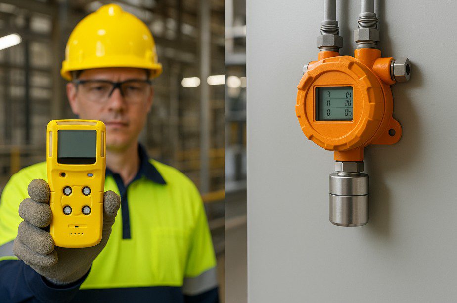 portable gas detector vs fixed gas detector