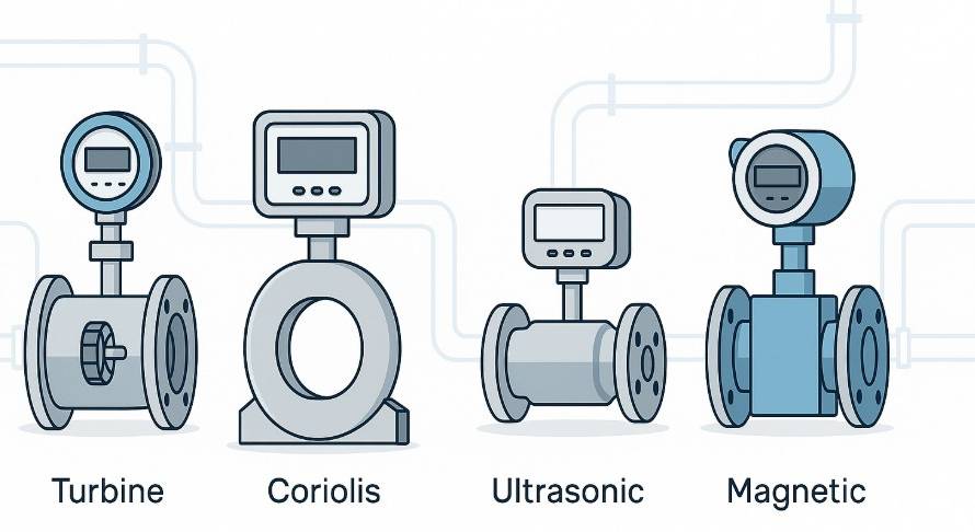 turbine meter vs other flow meters