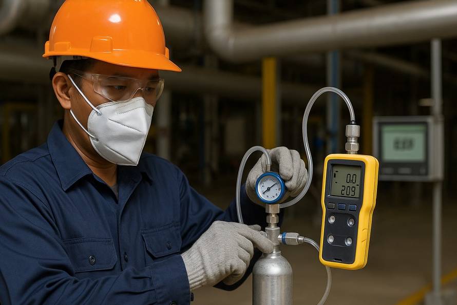 calibration of gas detector