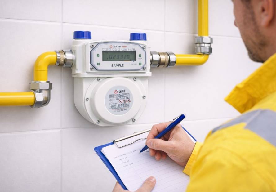 how does gas meter work