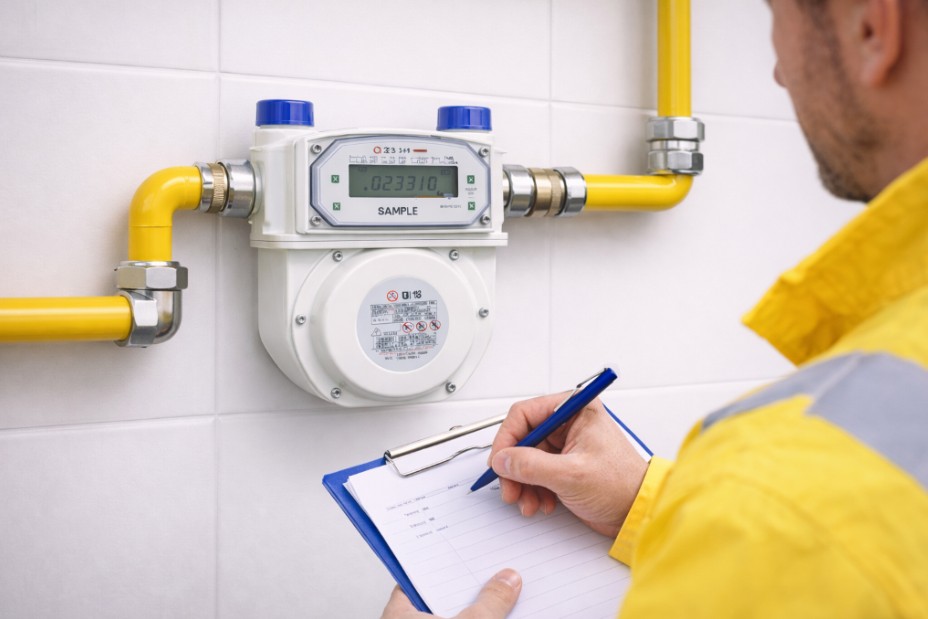 how does gas meter work